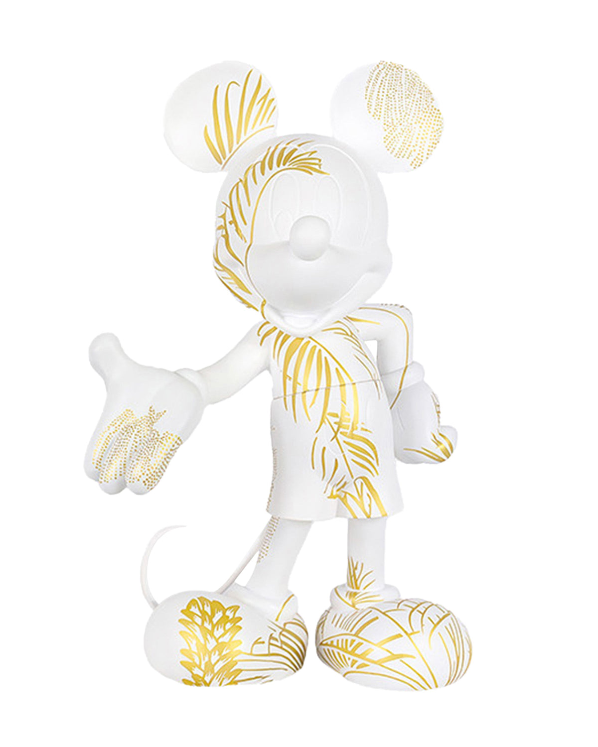 Leblon Delienne Star Style Mickey by Martyn Lawrence Bullard sculpture in White & Gold, 12 inch – view 2