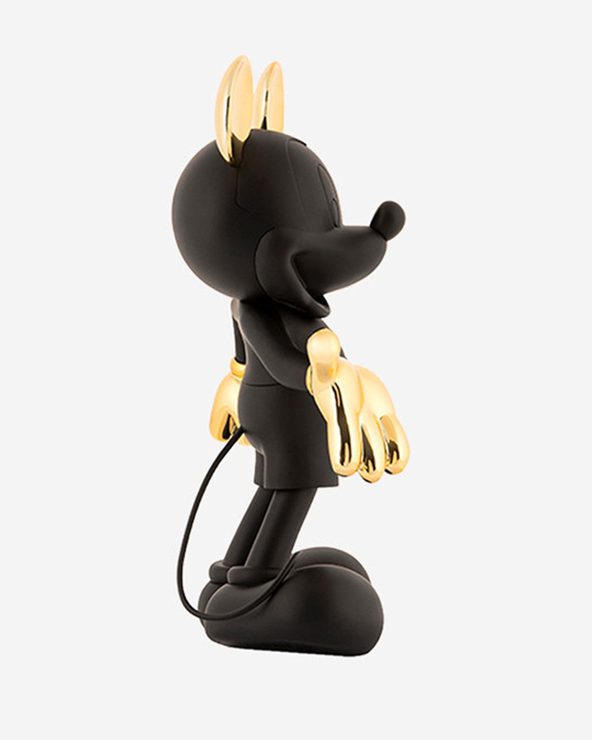 Leblon Delienne Mickey Welcome sculpture in Black & Gold, 12 inch