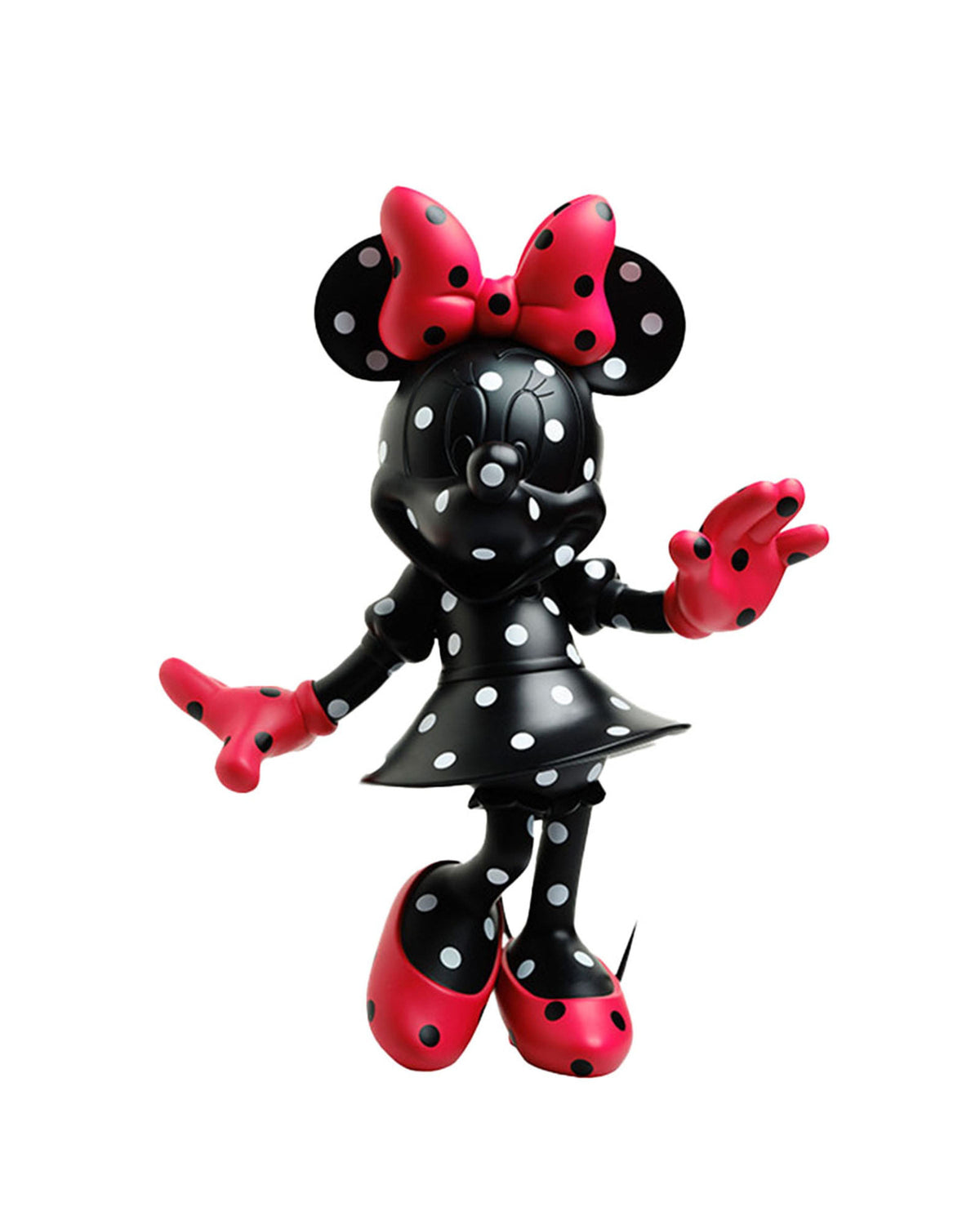 Leblon Delienne Minnie by Chantal Thomass sculpture in Matt Black & Red polka dots, 12 inch – view 2