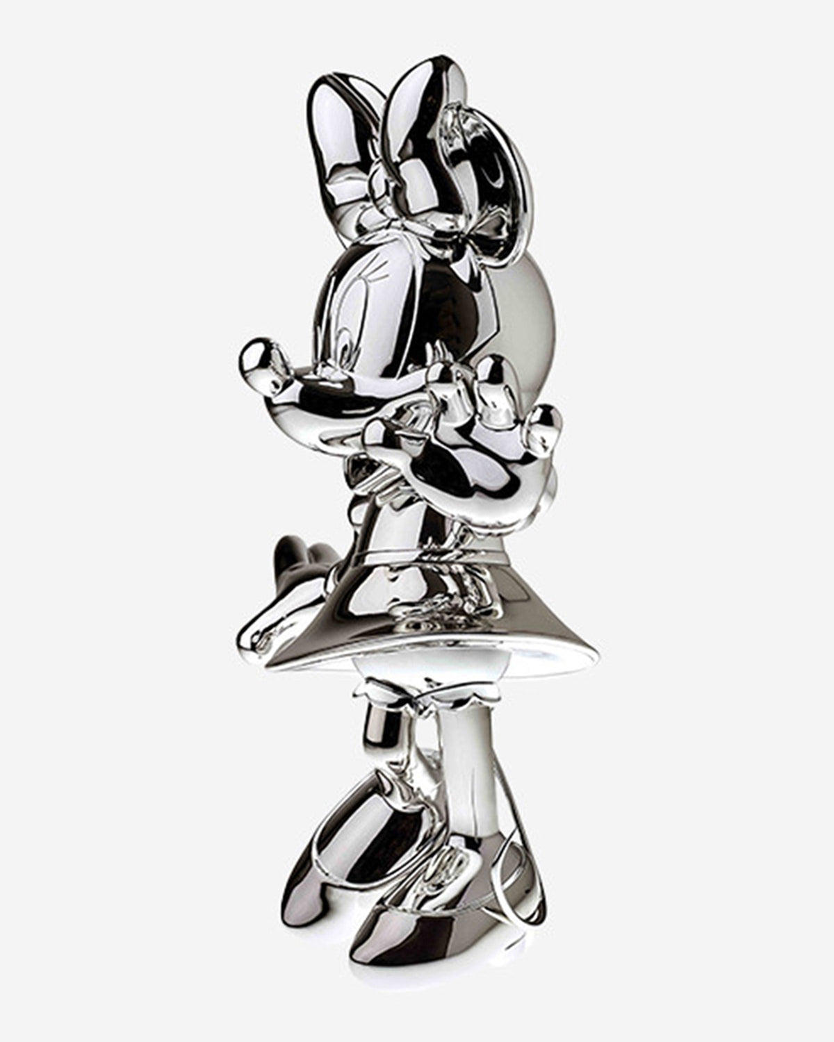 Leblon Delienne Minnie Welcome sculpture in Chromed Silver, 12 inch – view 3