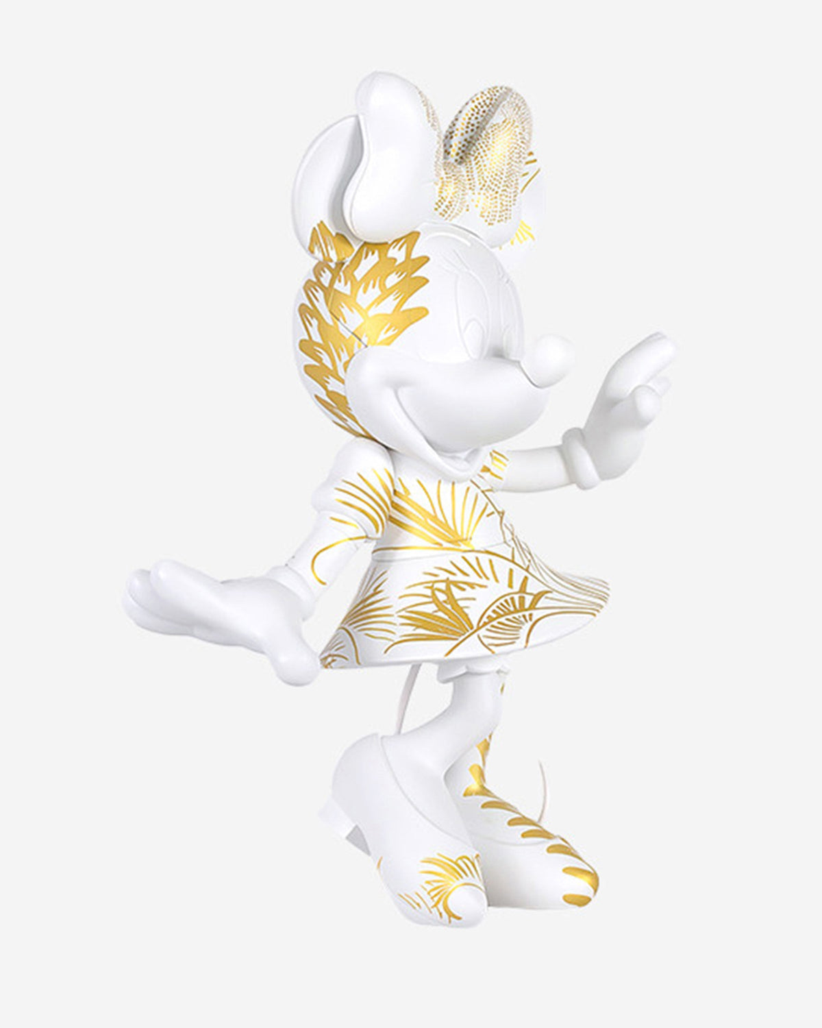 Leblon Delienne Star Style Minnie by Martyn Lawrence Bullard sculpture in White & Gold, 12 inch