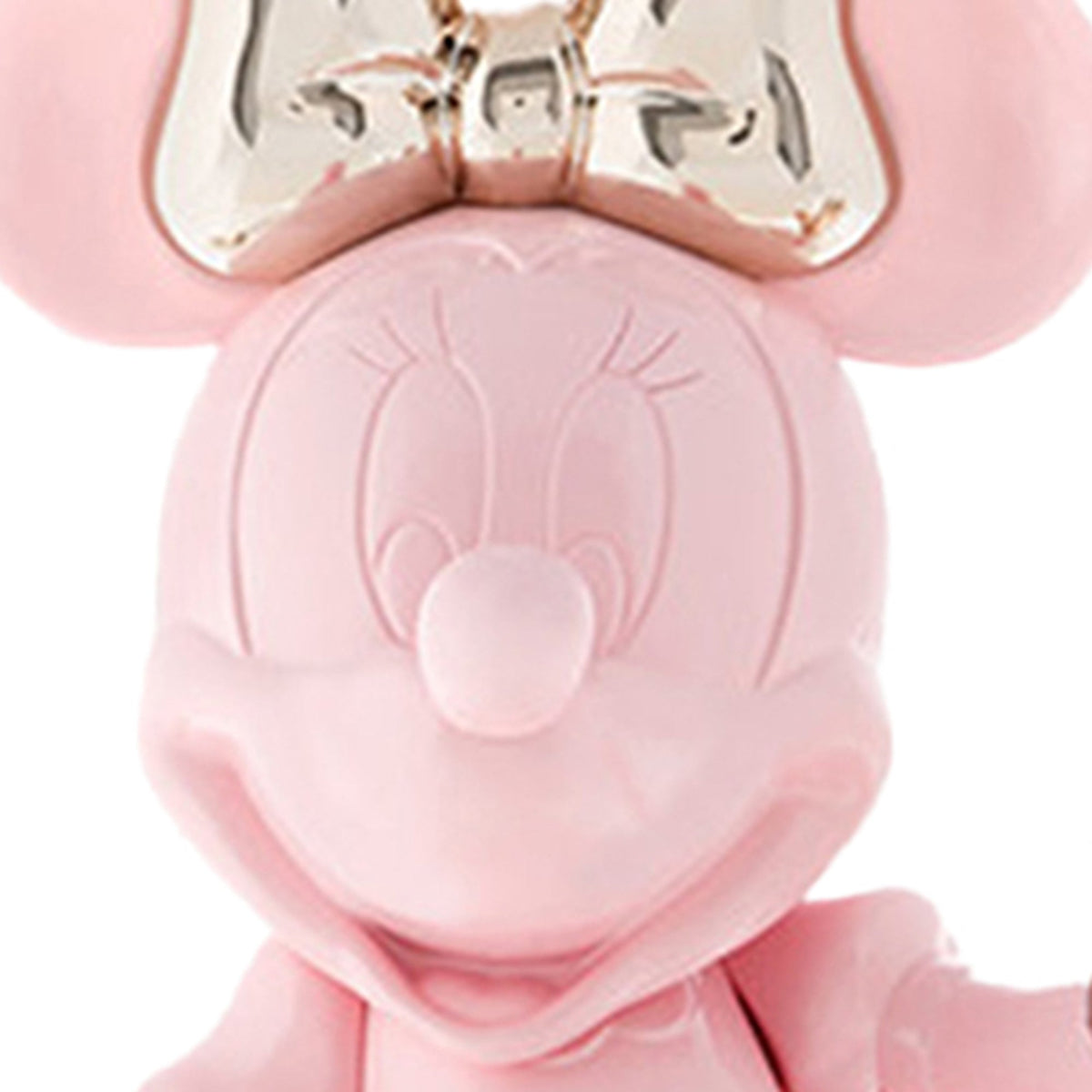 Leblon Delienne Minnie Welcome sculpture in Pastel Pink & Pink Gold, 12 inch – view 7