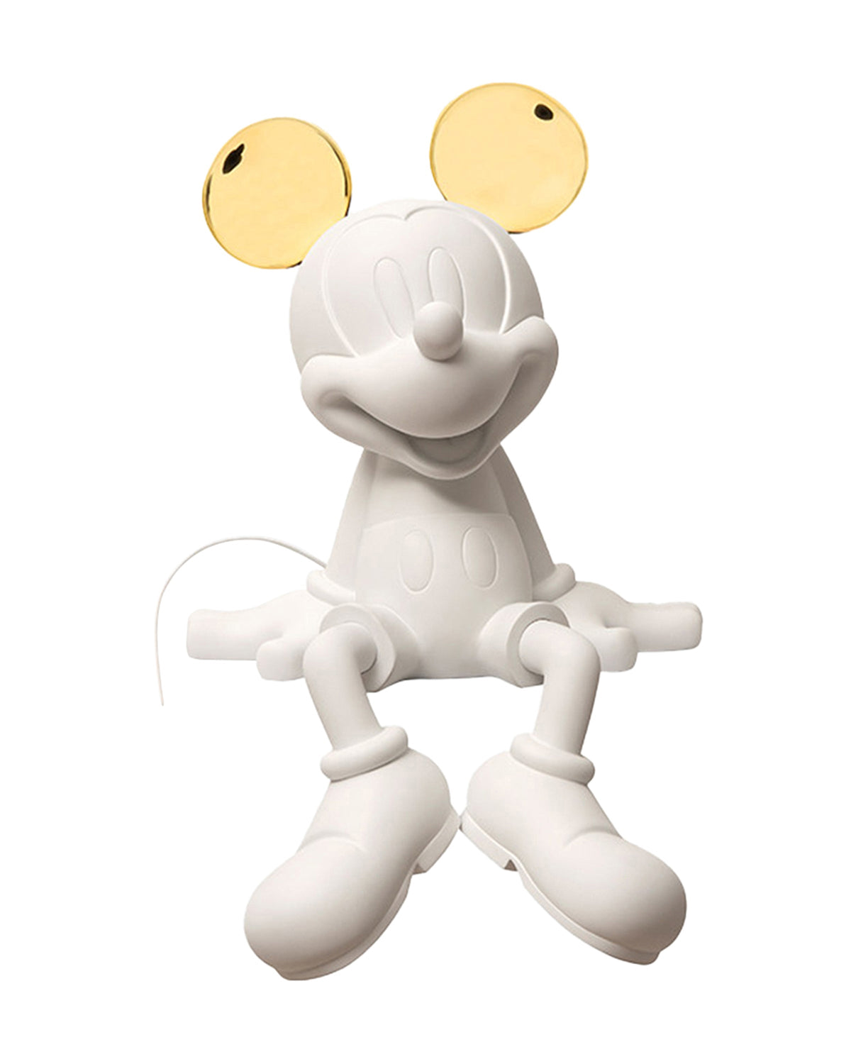 Leblon Delienne Mickey Take 2 by Kelly Hoppen sculpture in White & Gold, 19 inch – view 2