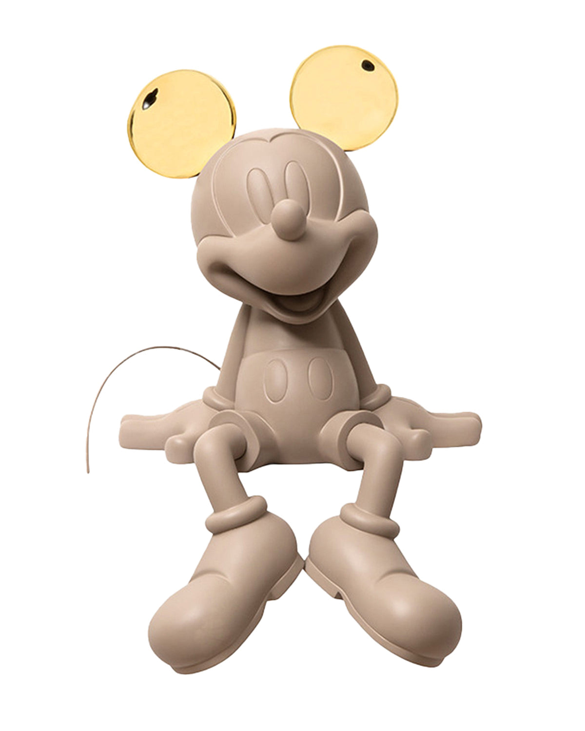 Leblon Delienne Mickey Take 2 by Kelly Hoppen sculpture in Taupe & Gold, 19 inch – view 2