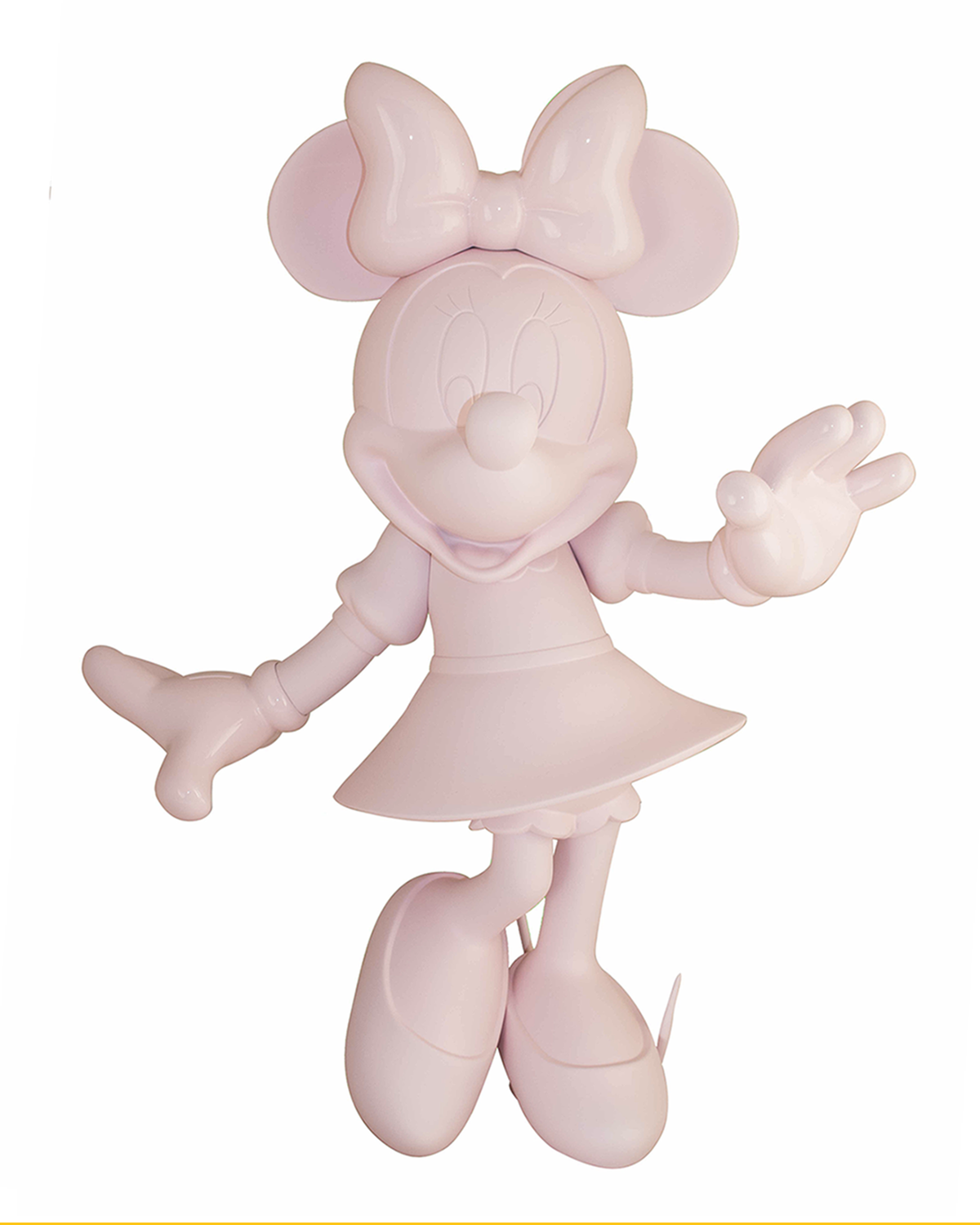 Leblon Delienne Minnie Welcome 24 in sculpture in Pastel Pink, 24 inch – view 2