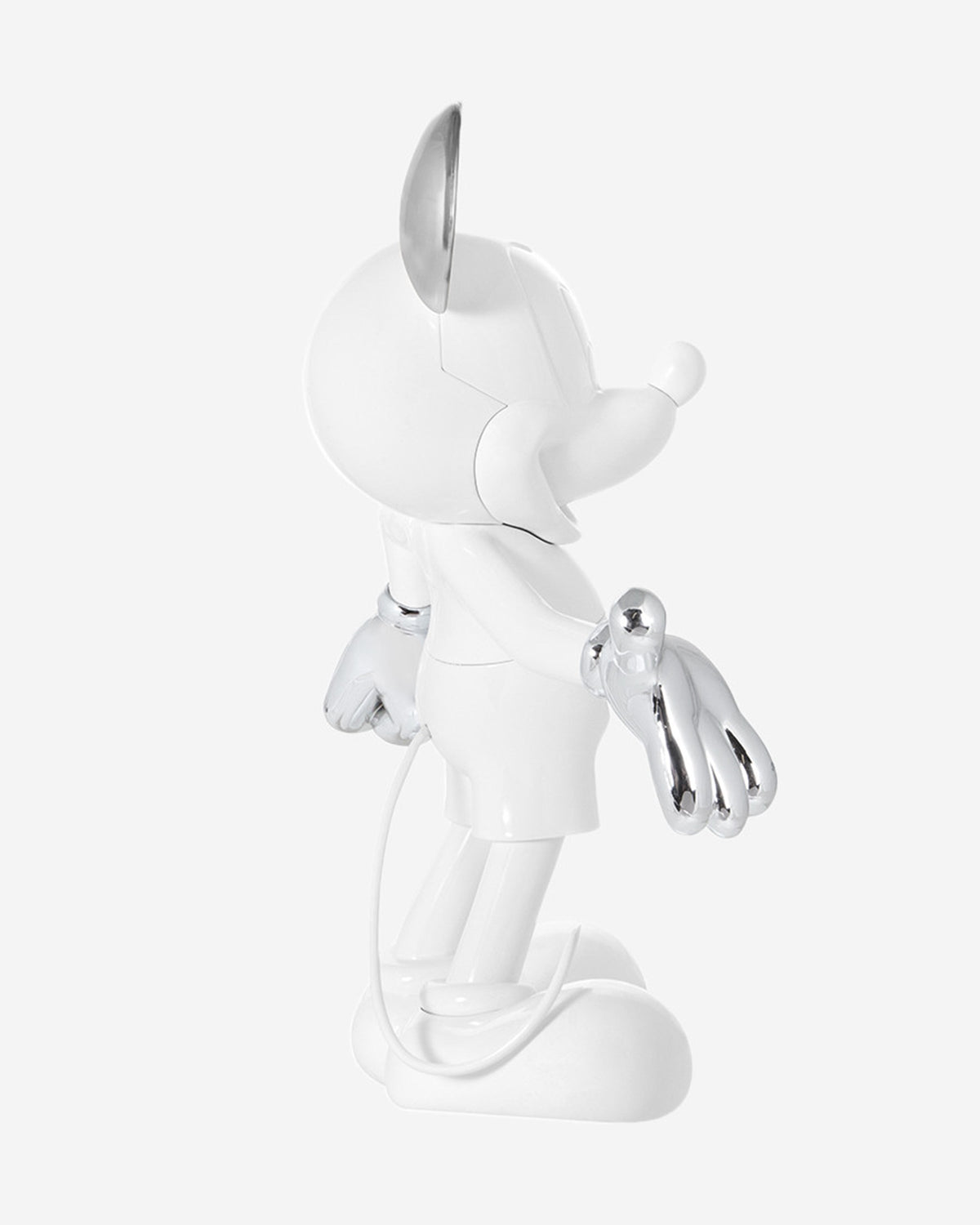 Leblon Delienne Mickey Welcome Life-Size sculpture in White & Silver, 55 inch – view 6