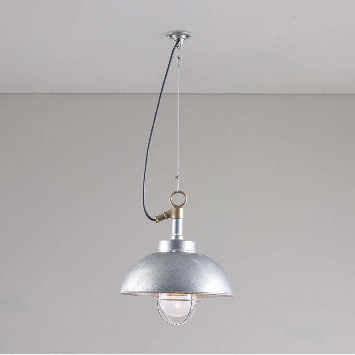 Shipyard Pendant by Original BTC, Galvanised Clear (photo 2)