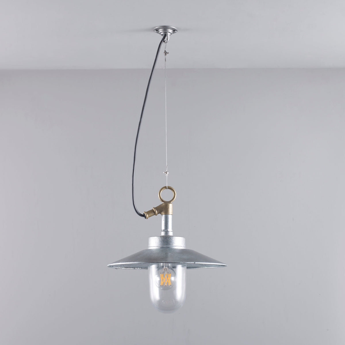 Well Glass Pendant with Visor by Original BTC (photo 3)