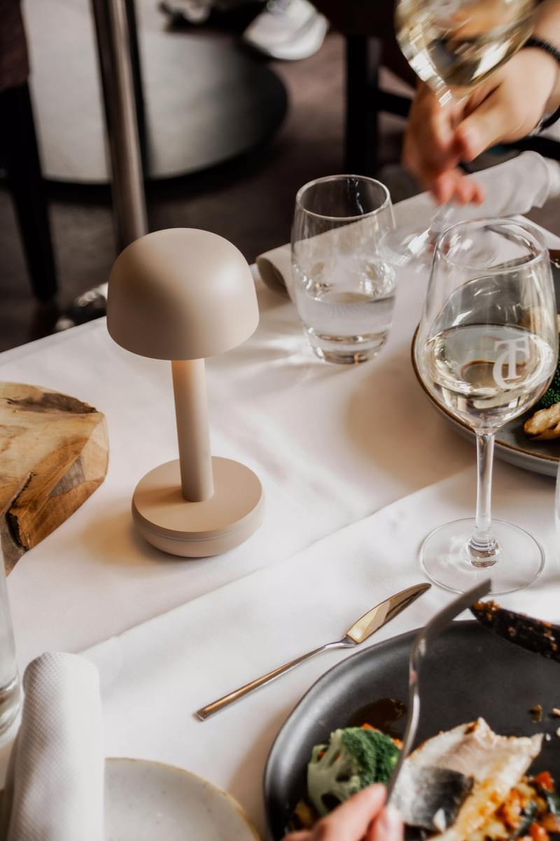 Humble Two Cordless Table Lamp by Humble, Beige (image 24)