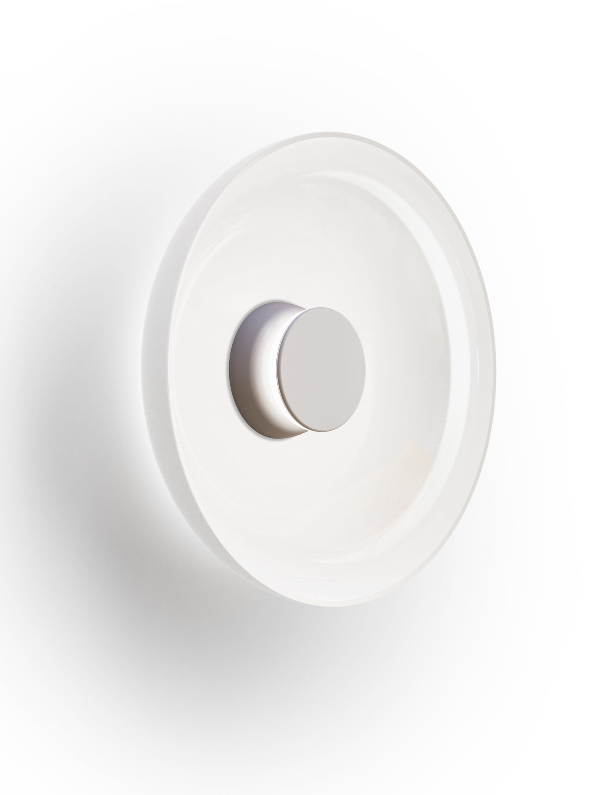 Pablo Designs Totem Sconce Glass – Shade D, Grey/Grey canopy/faceplate