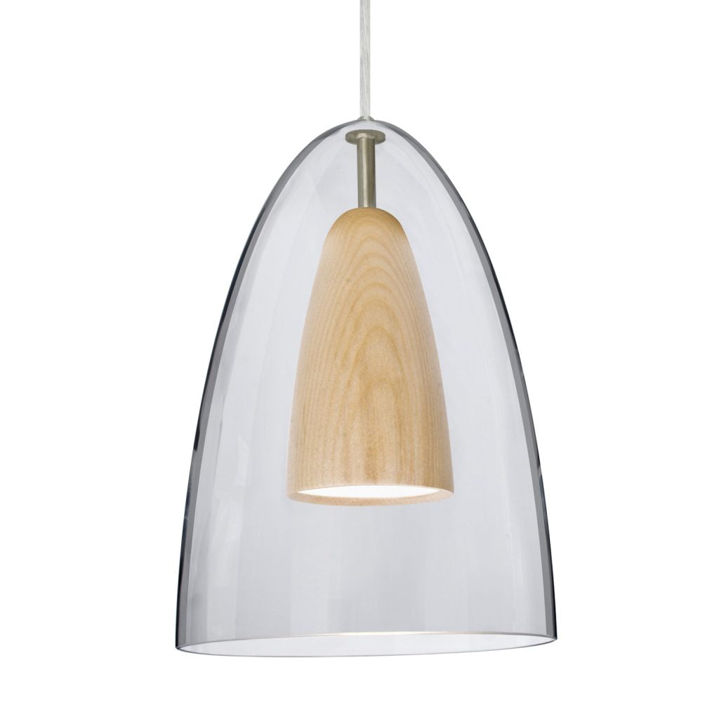 Besa Lighting Dano Wood Diffuser Pendant
