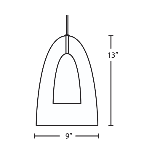 Besa Lighting Dano Wood Diffuser Pendant