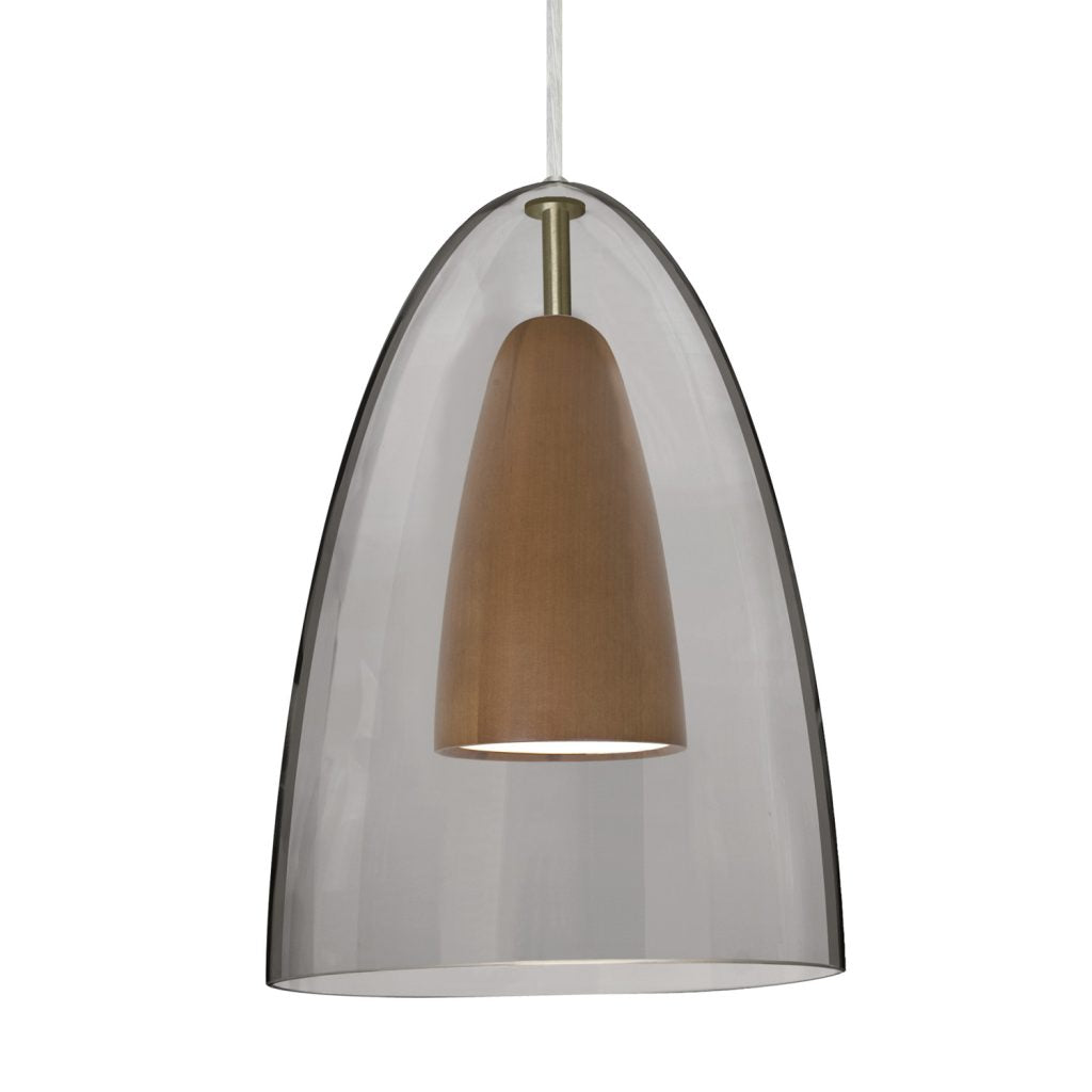 Besa Lighting Dano Wood Diffuser Pendant