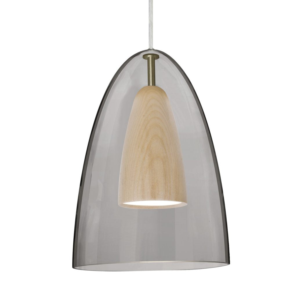 Besa Lighting Dano Wood Diffuser Pendant