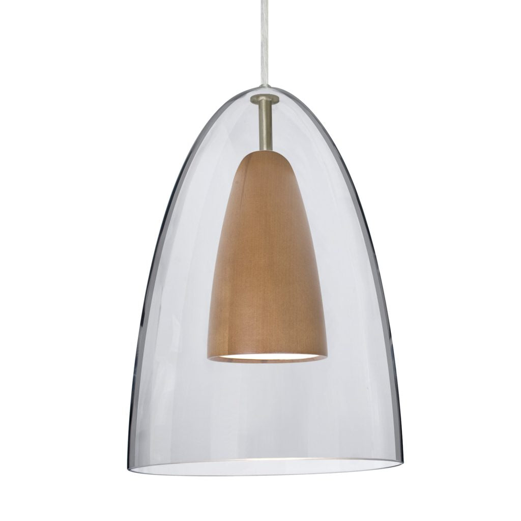 Besa Lighting Dano Wood Diffuser Pendant