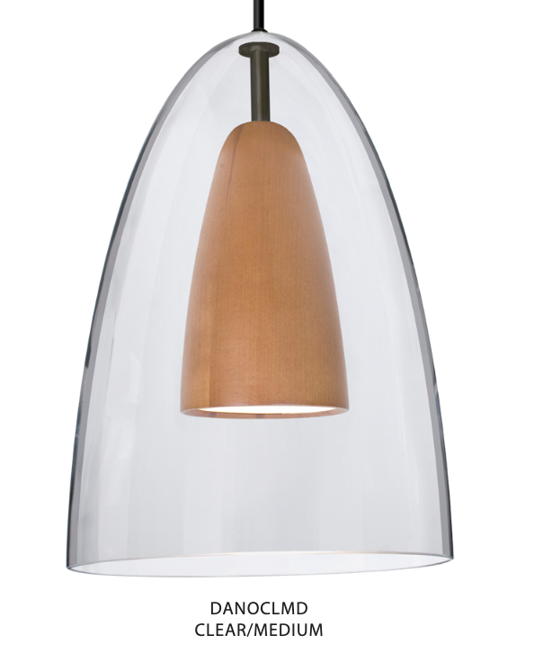 Besa Lighting Dano Wood Diffuser Pendant