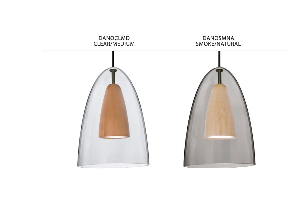 Besa Lighting Dano Wood Diffuser Pendant