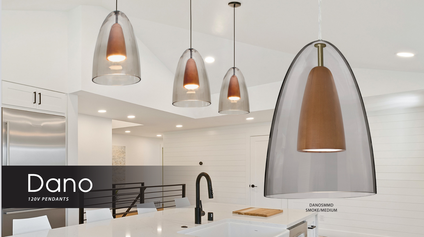 Besa Lighting Dano Wood Diffuser Pendant