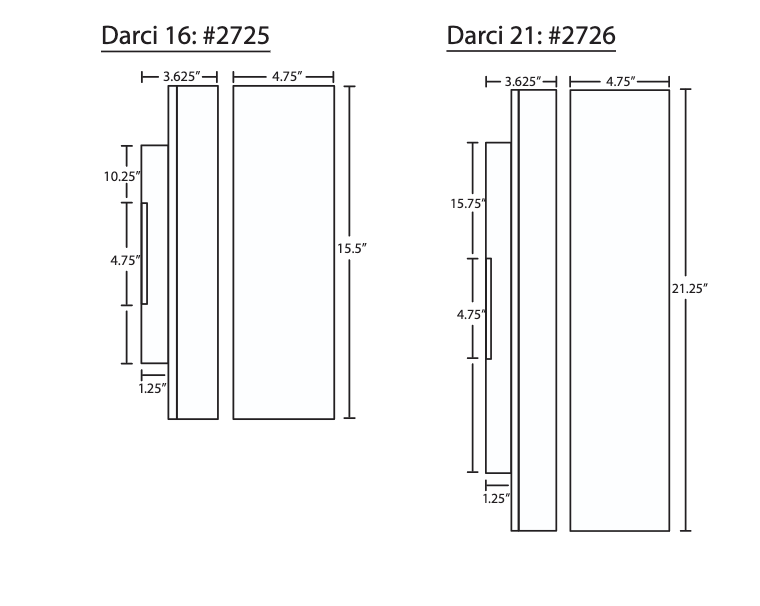 Contemporary opal glass wall sconce by Besa Lighting line drawing