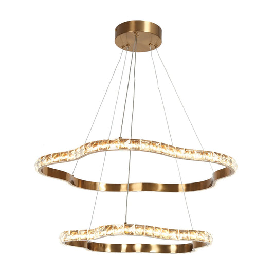 Deslumbrante 2 Tier Crystal Chandelier - LNC Home