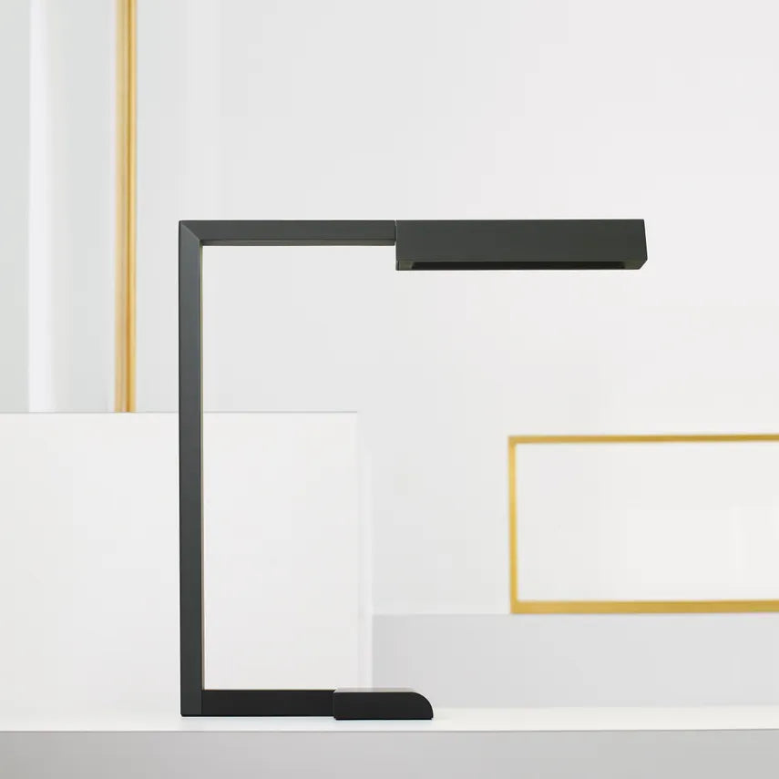 Dessau 16 LED Table Lamp Black Brass by Visual & Comfort & Co
