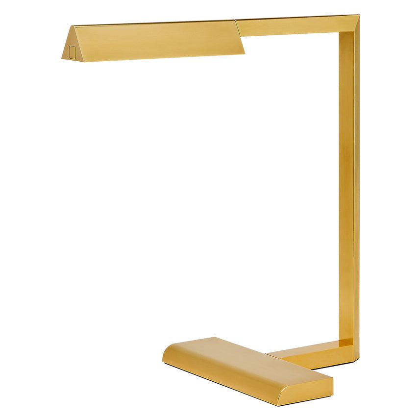 Dessau 16 LED Table Lamp Black Brass by Visual & Comfort & Co