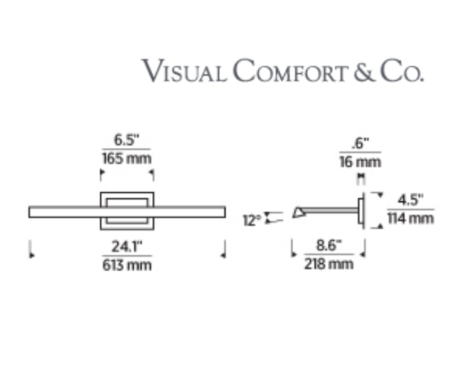 Visual Comfort Dessau 24 Bauhaus Picture Light – view 5