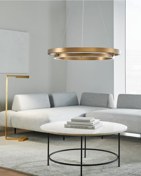 Dessau 46 Slim LED Floor Lamp by Visual & Comfort & Co
