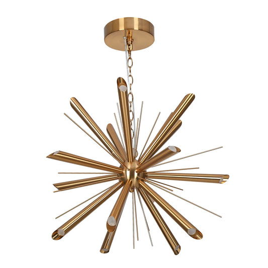 Dgllnch 15 Light Modern Brass Sputnik LED Chandelier - LNC Home