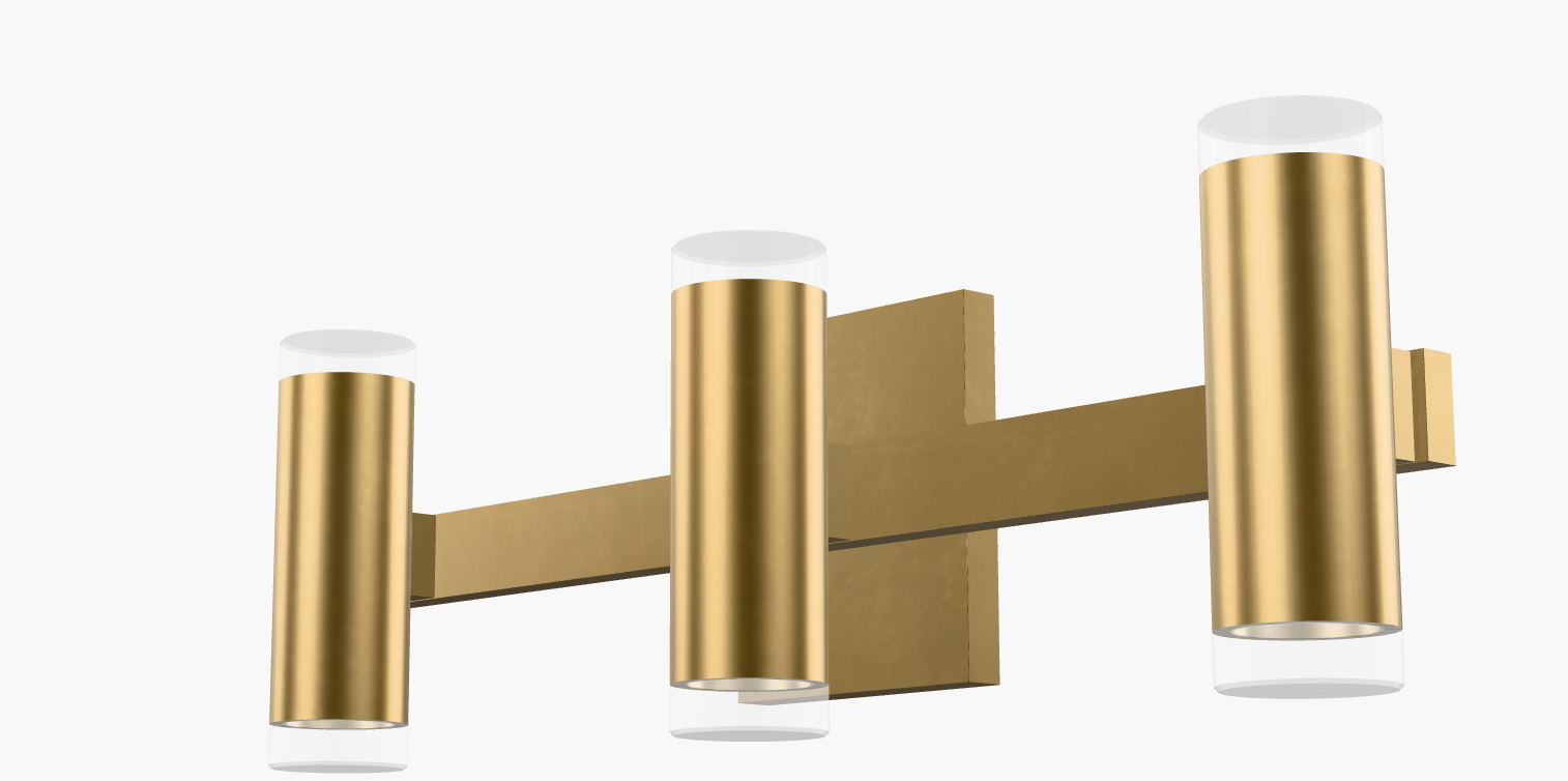 Dobson 700Bcdbs3 3 Light Wall Sconce by Visual & Comfort & Co