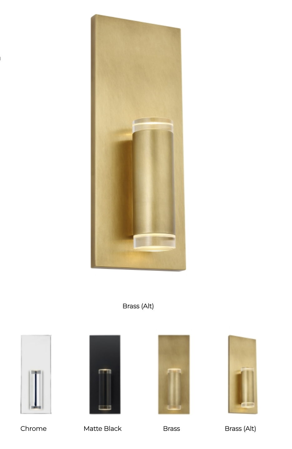 Dobson 2 Moden Wall Bath Light by Visual & Comfort & Co