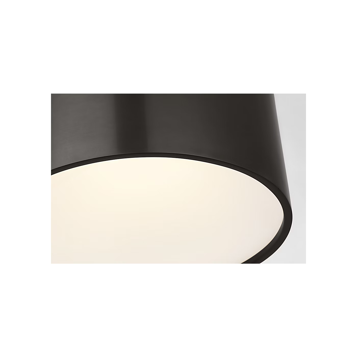 Dola 10 bronze finish ceiling light with warm ambient illumination