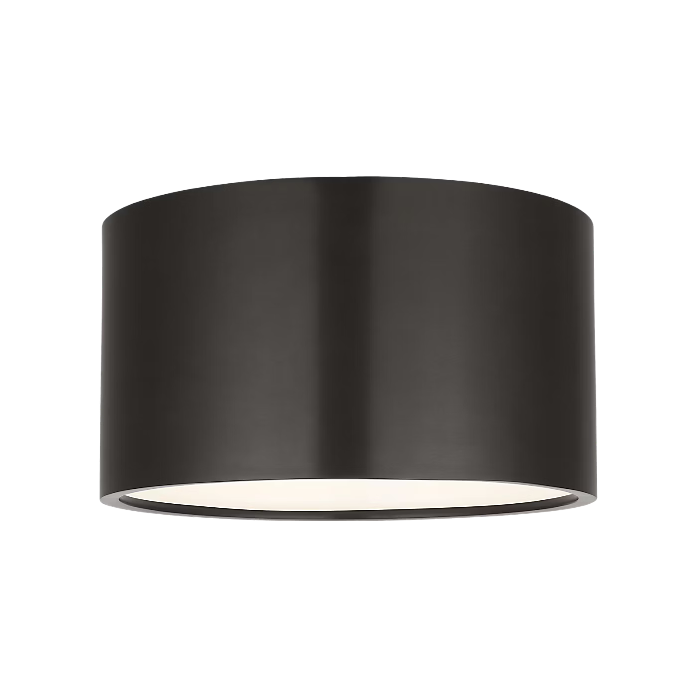 Contemporary bronze flush mount ceiling light for hallway or entryway