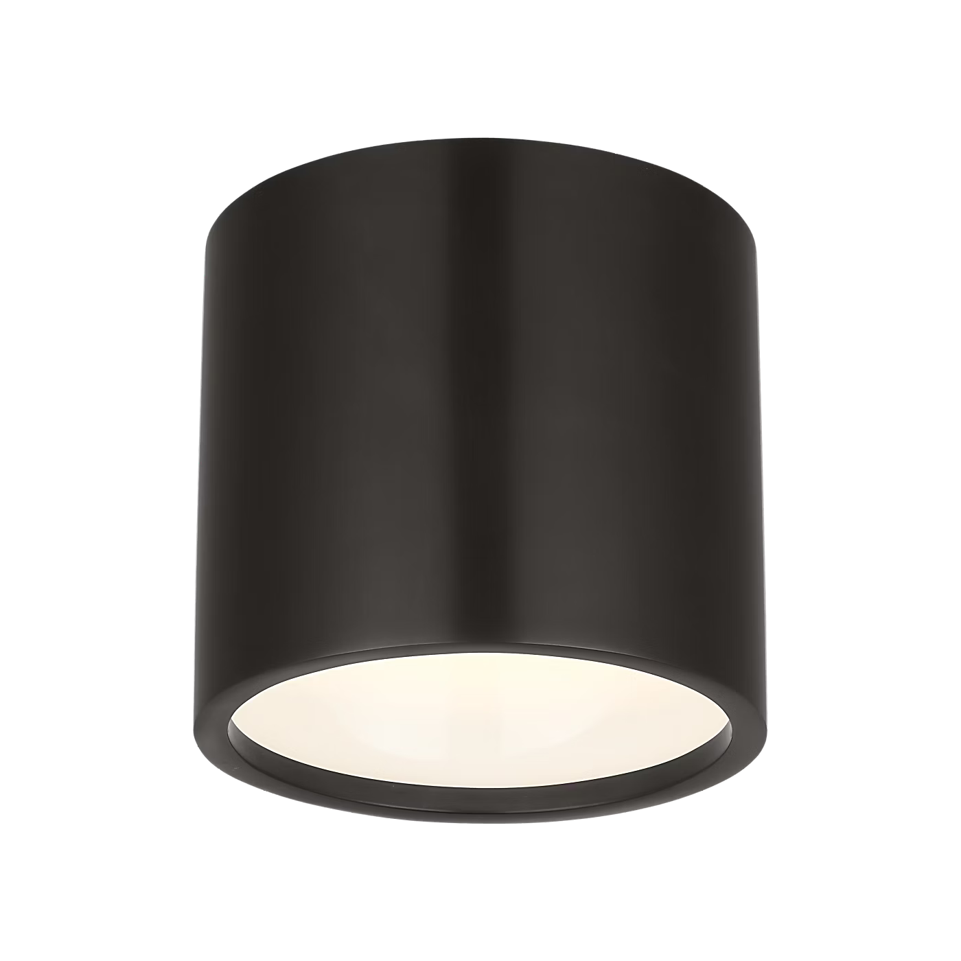 Dola 6 bronze LED ceiling light with warm 2700K illumination