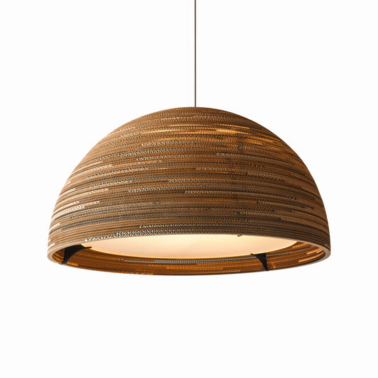 Eco Friendly 36 Inch Cardboard Dome Pendant Light By Graypants