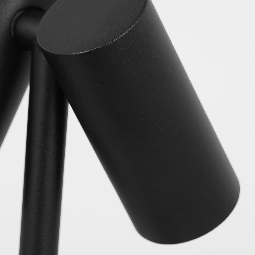 Visual Comfort Doppia black accent lamp with USB-C charging and portable cordless design