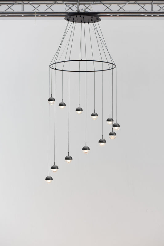 Seed Design Dora Pendant 12 Ring Sld 1010Pc12 Bk