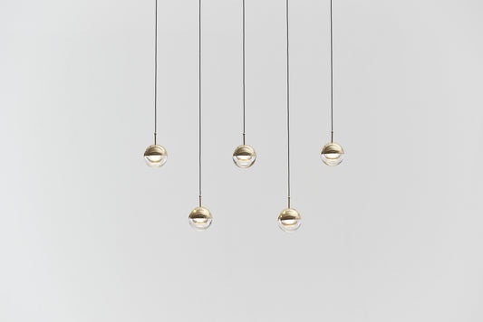 Seed Design Dora Pendant 5 Sld 1010Pl5 Brs