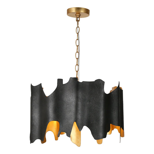 Mid Century Modern Gold Chandelier Dining Room - LNC Home