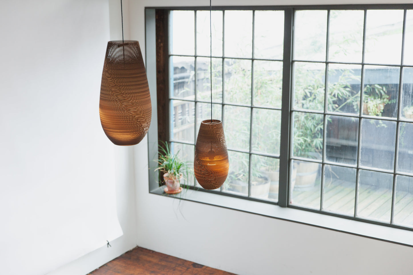 Recycled Cardboard Pendant Light By Graypants