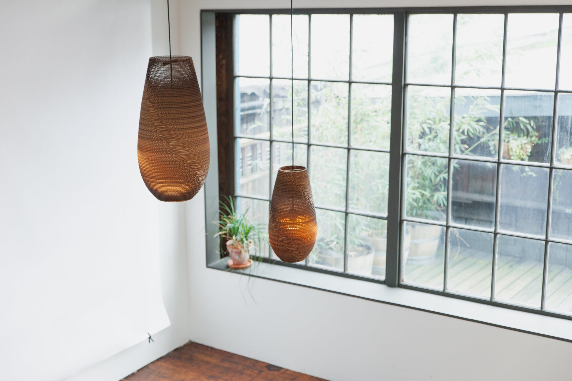 Recycled Cardboard Pendant Light By Graypants