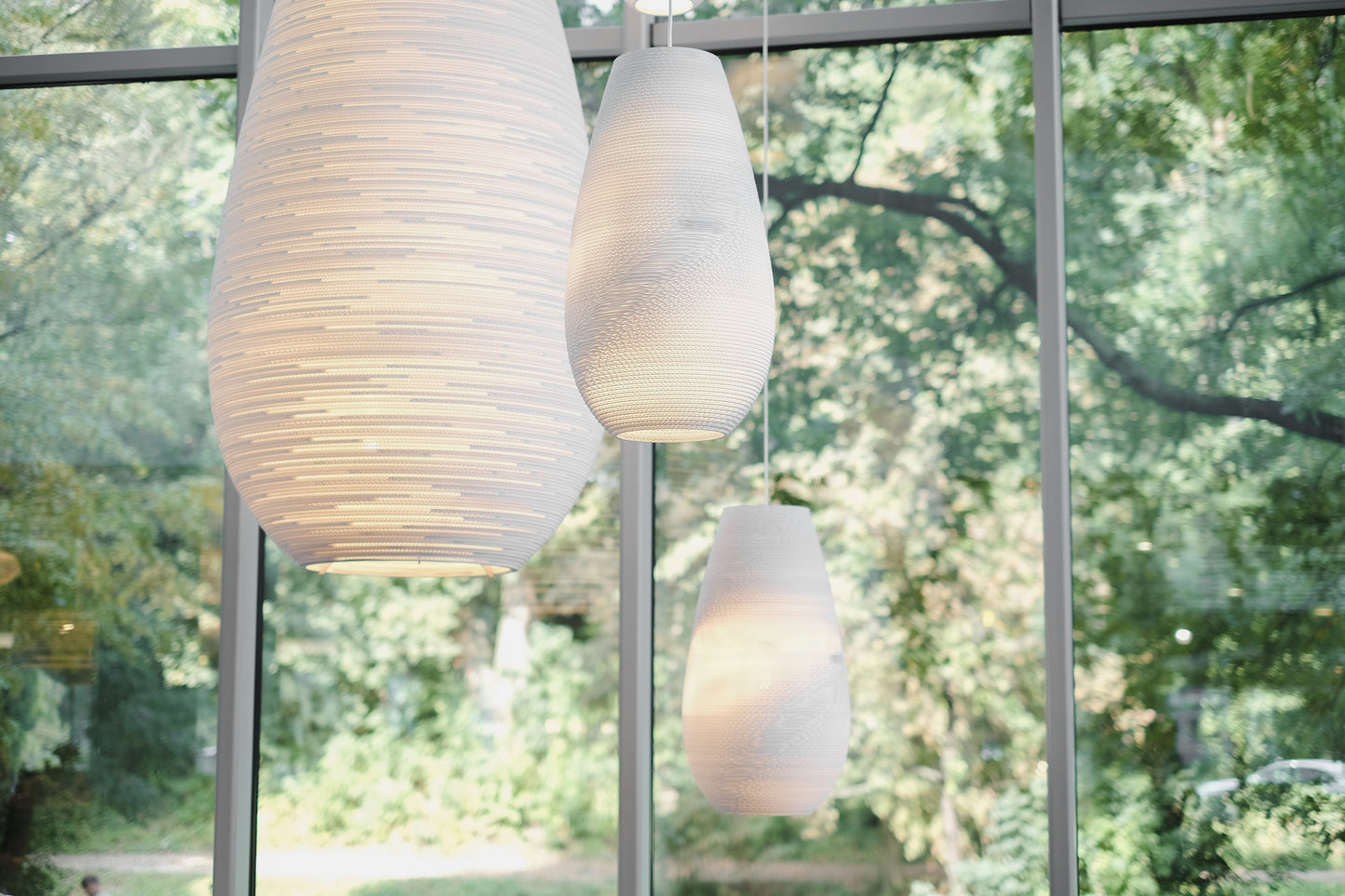 Recycled Cardboard Pendant Light By Graypants