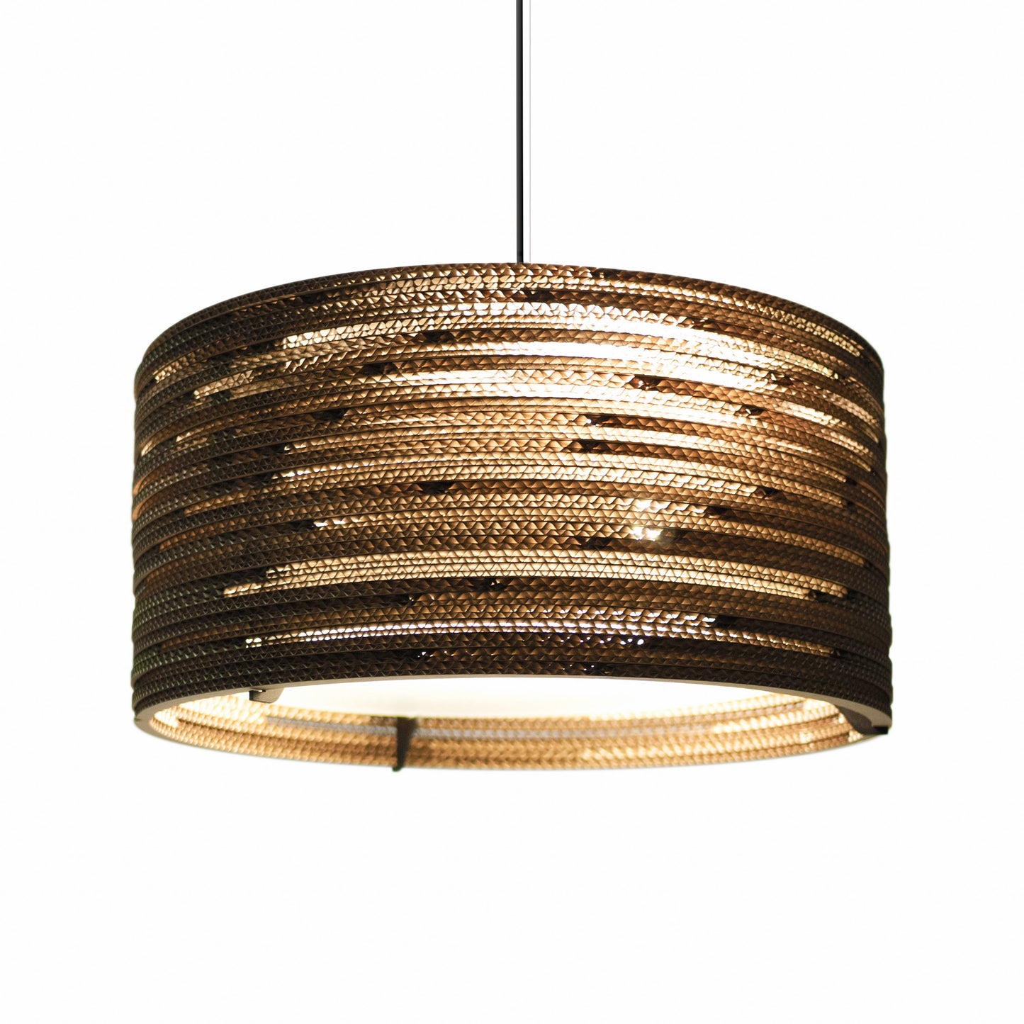 Recycled Cardboard Drum Light By Graypants