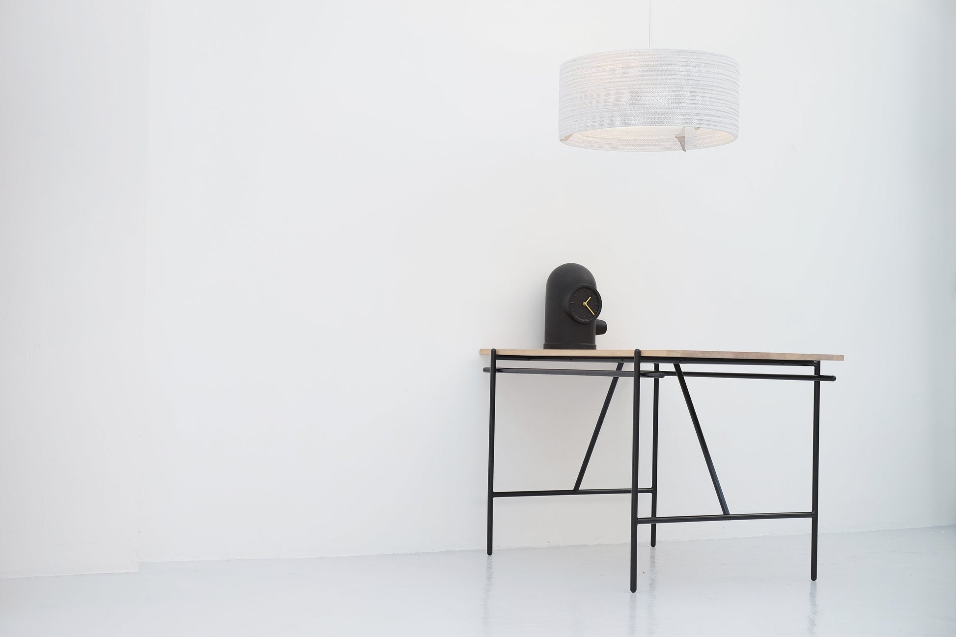Recycled Cardboard Drum Light By Graypants