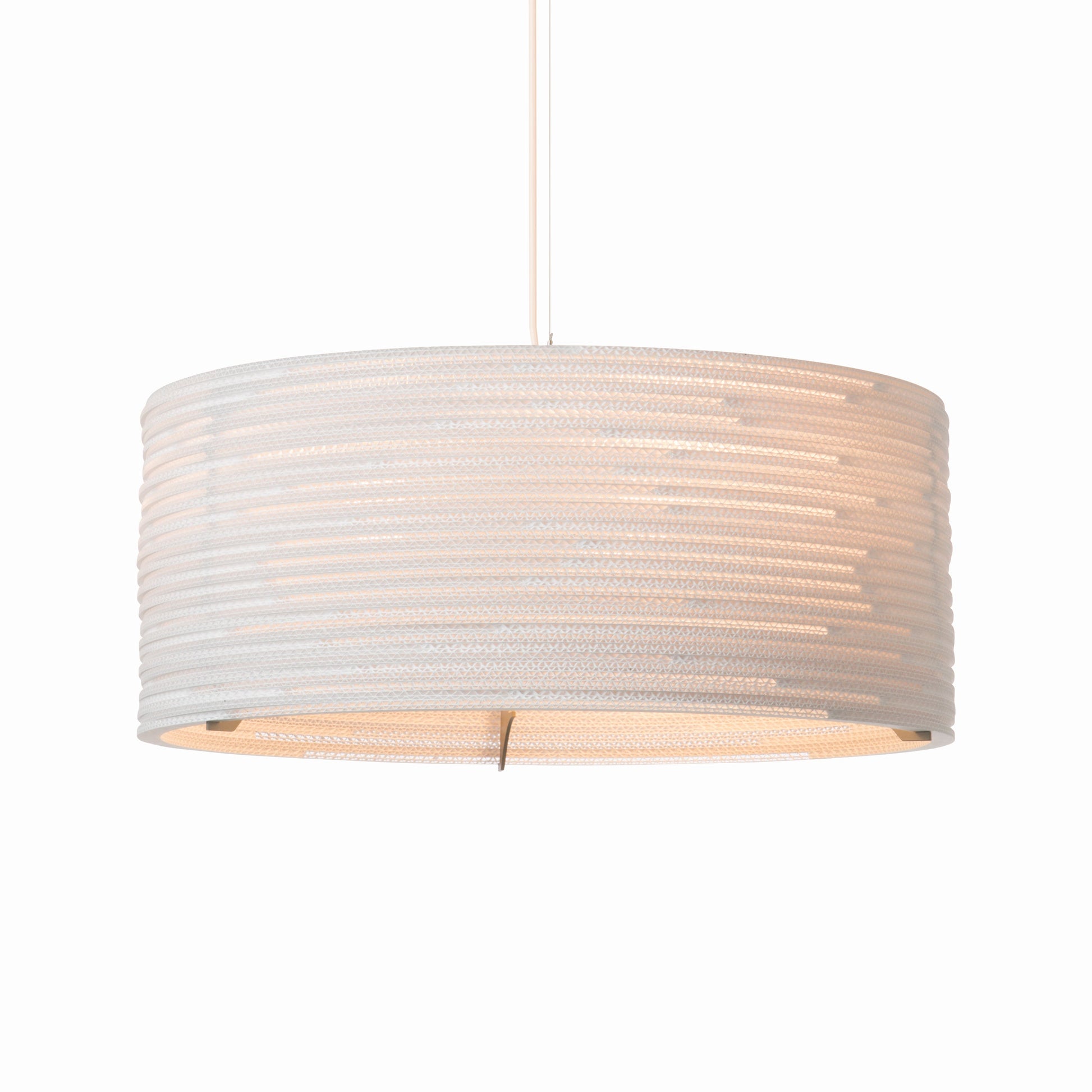 Recycled Cardboard Drum Light By Graypants