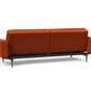 Dublexo Deluxe Sofa Bed Dark Wood With Arms 95-74105020 Innovation Living USA