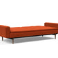 Dublexo Deluxe Sofa Bed Dark Wood With Arms 95-74105020 Innovation Living USA