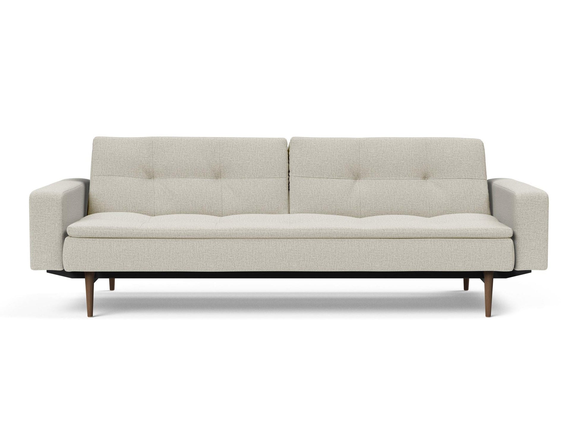 Dublexo Deluxe Sofa Bed Dark Wood With Arms 95-74105020 Innovation Living USA