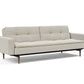 Dublexo Deluxe Sofa Bed Dark Wood With Arms 95-74105020 Innovation Living USA