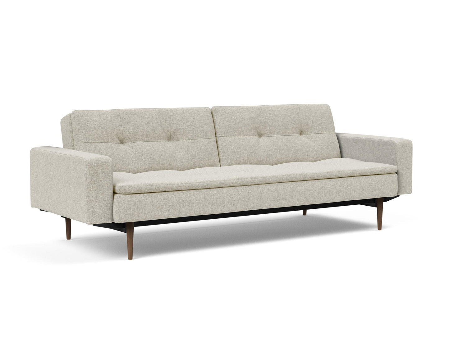 Dublexo Deluxe Sofa Bed Dark Wood With Arms 95-74105020 Innovation Living USA